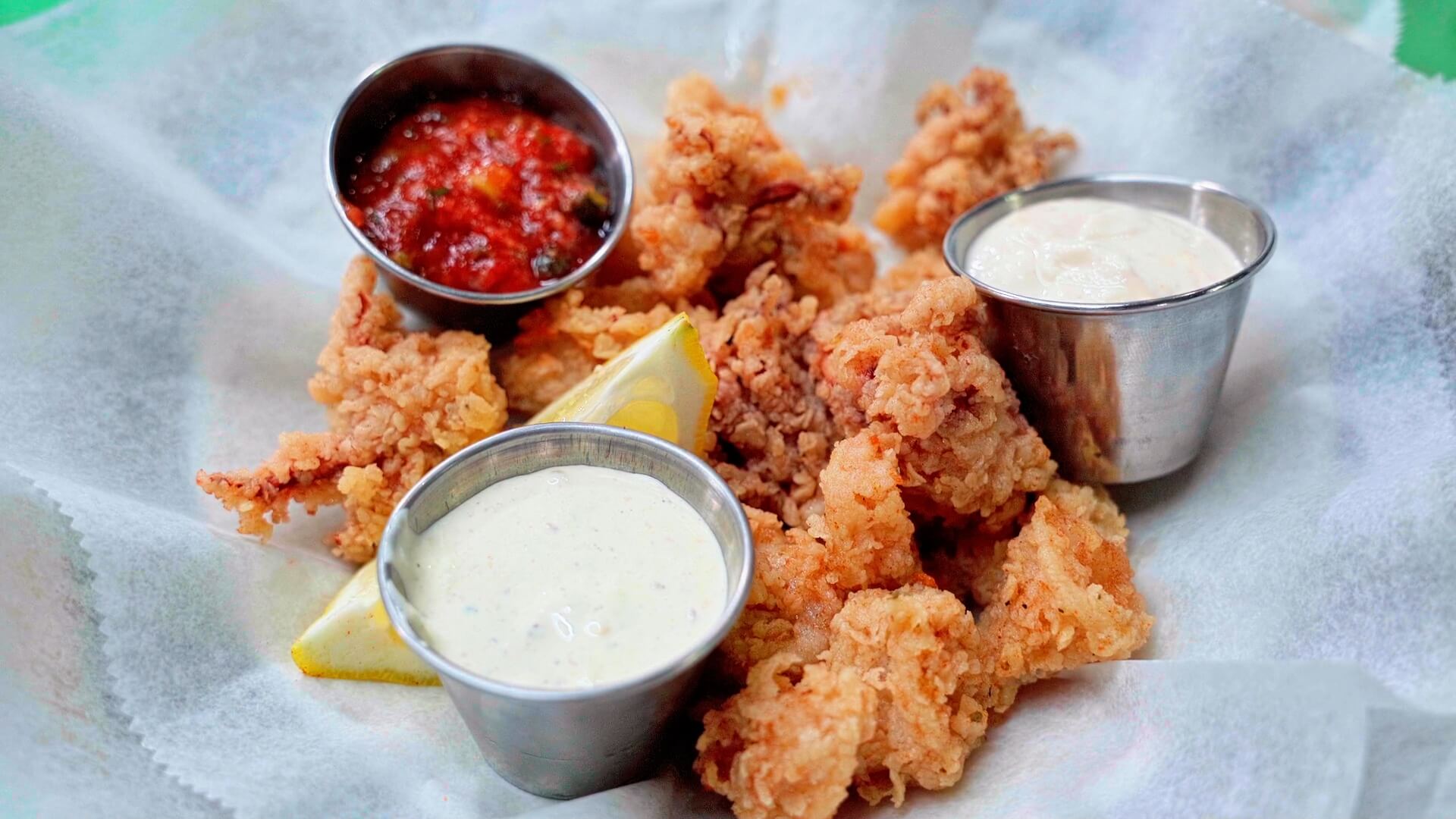 Fried Calamari Recipe & 3 Sauces